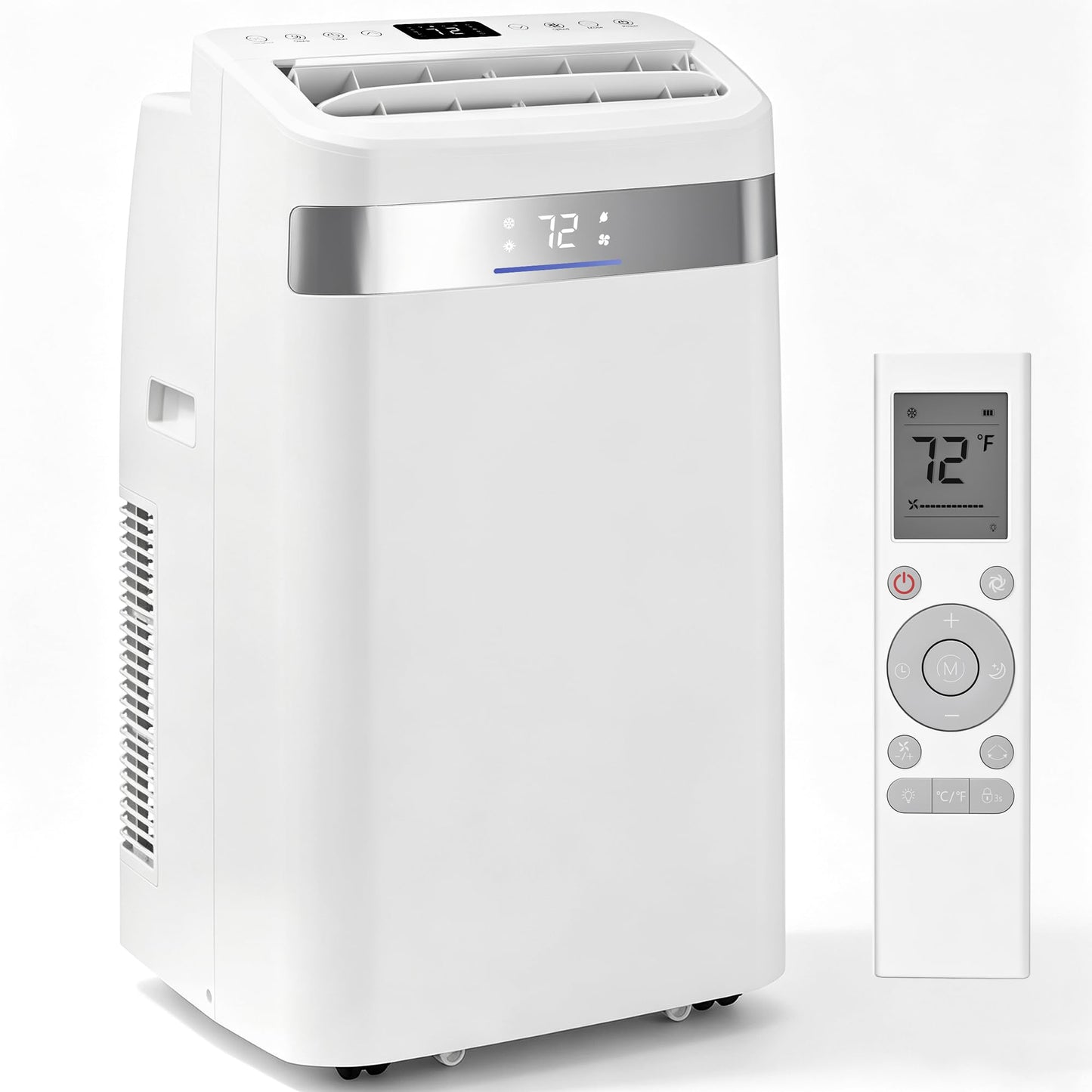 Tehanld 12000 BTU Mobile Klimaanlage Klimaanlage 4 in 1 Kühler AC-Einheit für Räume bis zu 600 Quadratfuß mit Luftentfeuchter, Ventilator, Schlafmodus, Timer