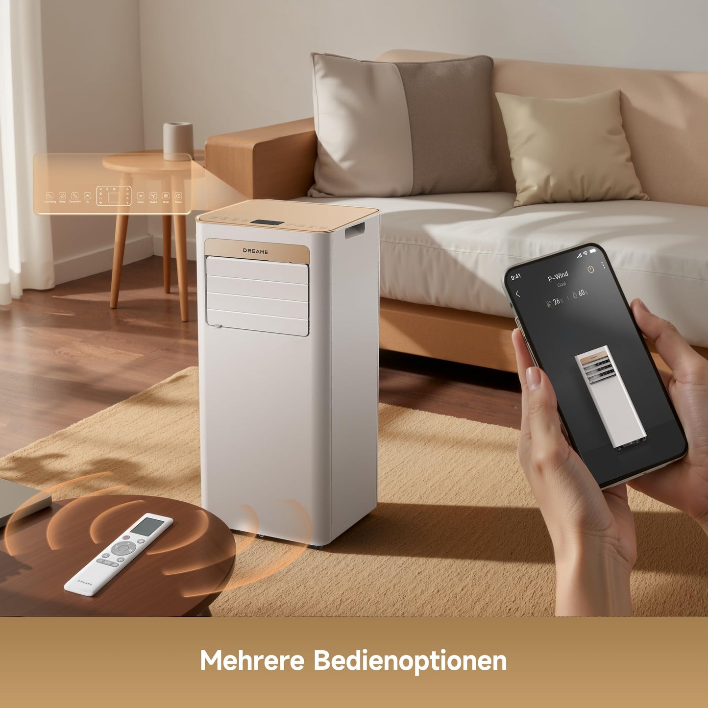 DREAME P-Wind10 7000 BTU mobile 3-in-1 Klimaanlage